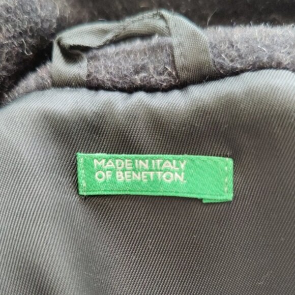 United Colors Of Benetton Dark Gray Pea Coat - Picture 2 of 5